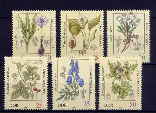 (32627) DDR Nr.2691/6                     **  postfrisch