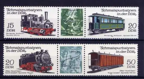(32656) DDR Nr.2792/5 Streifen                     **  postfrisch