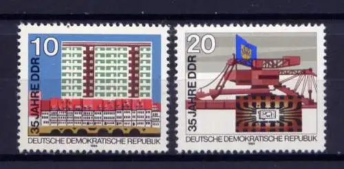 (32687) DDR Nr.2888/9                     **  postfrisch