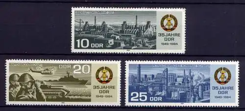 (32689) DDR Nr.2893/5                     **  postfrisch