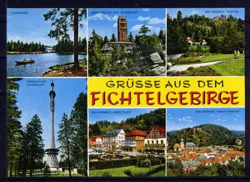 (5392) Fichtelgebirge  - unbeschrieben / Bayern Bad Berneck Markt Fernsehturm