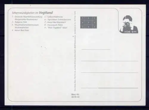 (5397) Vogtland  - unbeschrieben / Sachsen Musikinstrumentenmuseum Talsperre Raumausstellung