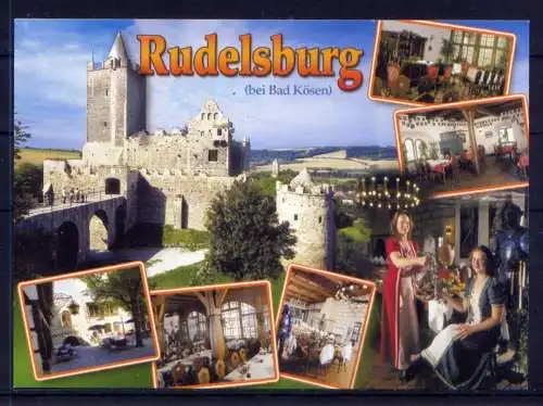 (5402) Bad Kösen  - unbeschrieben / Sachsen-Anhalt Rudelsburg