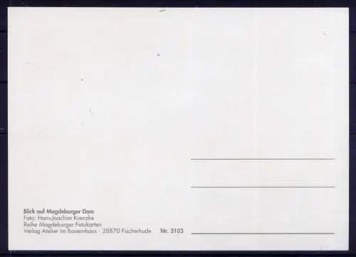 (5403) Magdeburg  - unbeschrieben / Sachsen-Anhalt Magdeburger Dom