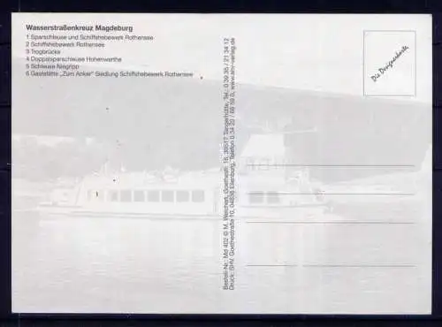 (5406) Magdeburg  - unbeschrieben / Sachsen-Anhalt Wasserstraße Gaststätte