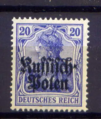 (008) Deutsche Post in Polen  Nr.4                    **  postfrisch