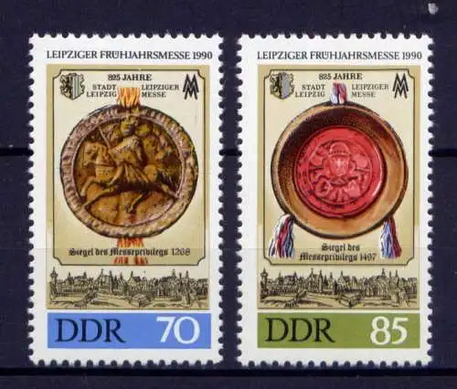 (32828) DDR Nr.3316/7                     **  postfrisch