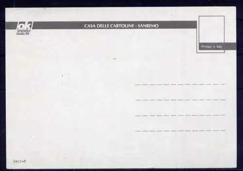 (5446) San Remo  - unbeschrieben / Italien Burg Strand Schiffe