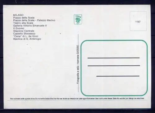 (5465) Mailand  - unbeschrieben / Italien Kirche Burg Basilika