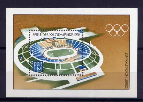 (32856) DDR Nr.2132  Block 46                     **  postfrisch