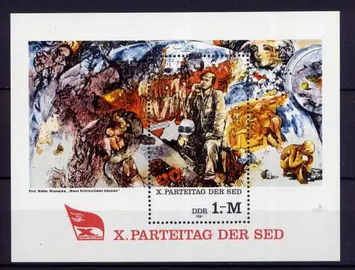 (32873) DDR Nr.2599  Block 63                     **  postfrisch