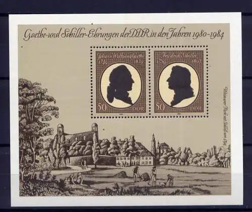 (32876) DDR Nr.2681/2  Block 66                     **  postfrisch