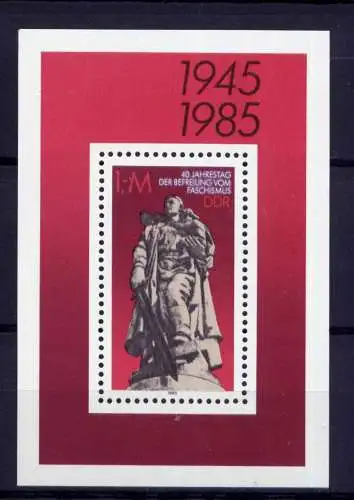 (32894) DDR Nr.295  Block 82                    **  postfrisch