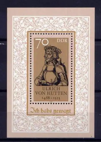 (32911) DDR Nr.3155  Block 93                    **  postfrisch