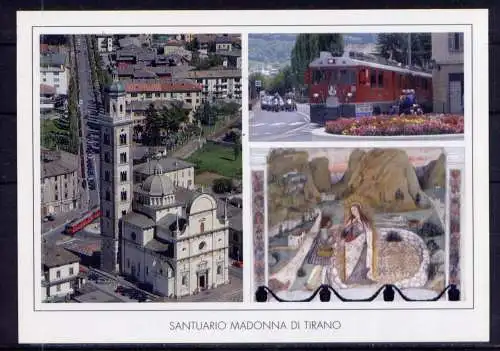 (5479) Madonna di Tirano  - unbeschrieben / Italien Eisenbahn Kirche