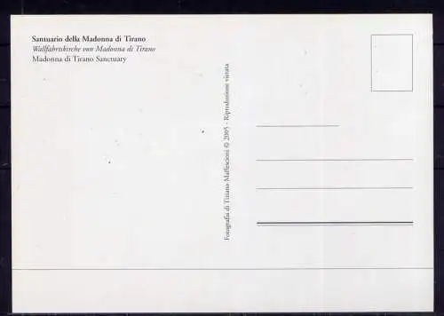 (5479) Madonna di Tirano  - unbeschrieben / Italien Eisenbahn Kirche