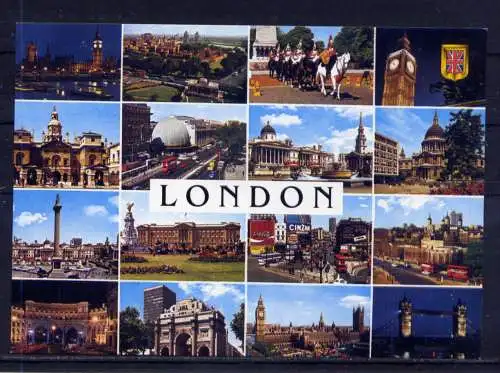 (5499) London  - unbeschrieben / England Tower Bridge Pferde Busse