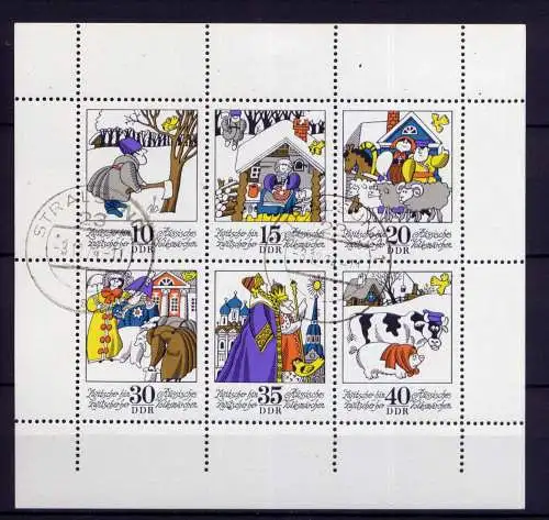 (32973) DDR Nr.1995/2000  Kleinbogen                    O  gestempelt
