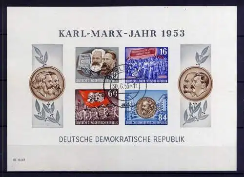 (32966) DDR Nr.392/5  Block 9 A                    O  gestempelt