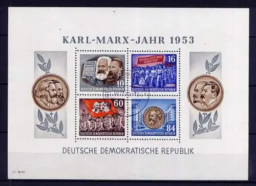 (32967) DDR Nr.392/5  Block 9 B                    O  gestempelt