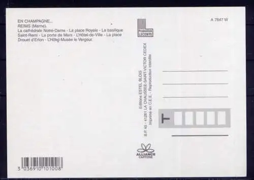 (5502) Reims  - unbeschrieben / Frankreich Kathedrale Notre Dame