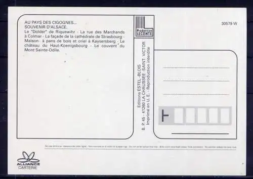 (5505) Straßburg  - unbeschrieben / Frankreich Burg Kirche Wappen