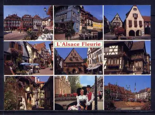 (5508) Elsass  - unbeschrieben / Frankreich Markt Gaststätte