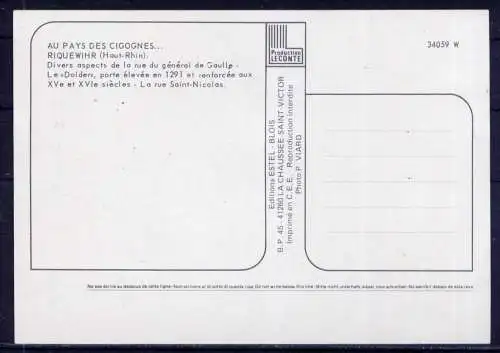 (5524) Riquewihr  - unbeschrieben / Frankreich Fachwerk Tor