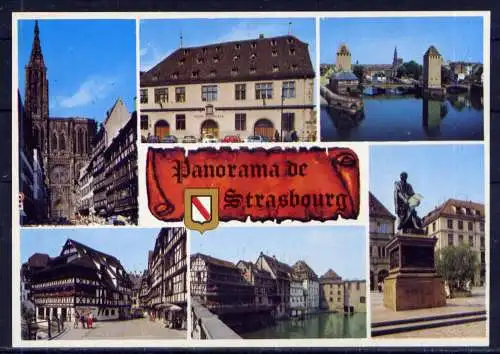 (5525) Straßburg  - unbeschrieben / Frankreich Kathedrale Kirche Wappen