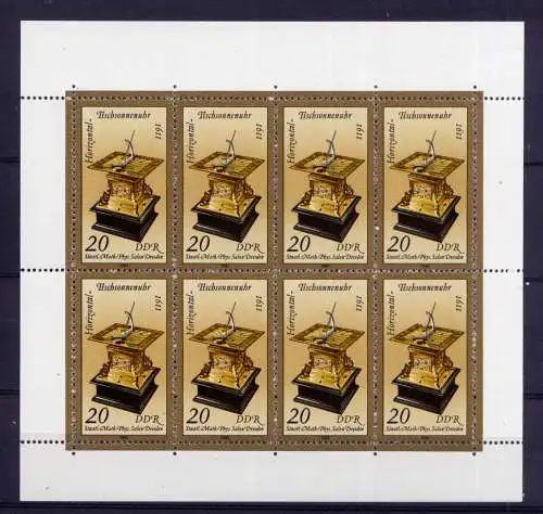 (32935) DDR Nr.2798  Kleinbogen                    **  postfrisch