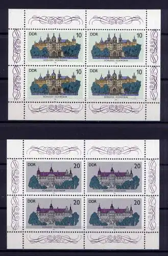 (32941) DDR Nr.3032/3  Kleinbogen                    **  postfrisch