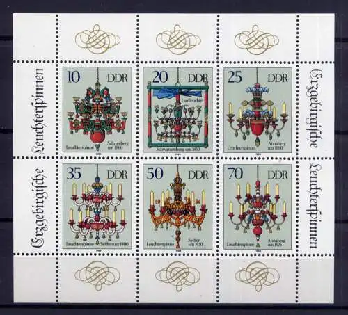 (32950) DDR Nr.3289/94  Kleinbogen                    **  postfrisch