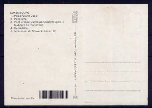 (5533) Luxembourg  - unbeschrieben / Luxemburg Kathedrale Stele