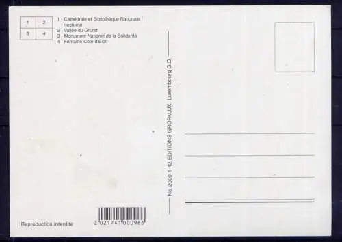 (5536) Luxembourg  - unbeschrieben / Luxemburg Kirche Fahnen