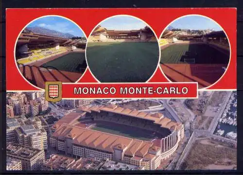 (5540) Monte Carlo  - unbeschrieben / Monaco Wappen Stadion AS Monaco