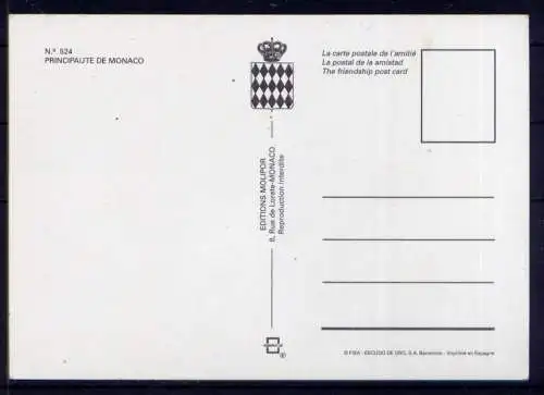 (5540) Monte Carlo  - unbeschrieben / Monaco Wappen Stadion AS Monaco