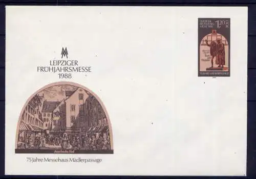 (1508) GS DDR Ganzsache U 8 