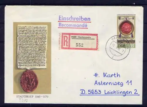 (1514) GS DDR Ganzsache U 11 gelaufen 