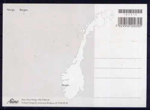 (5547) Bergen  - unbeschrieben / Norwegen Hafen Promenade Schiffe Bahn