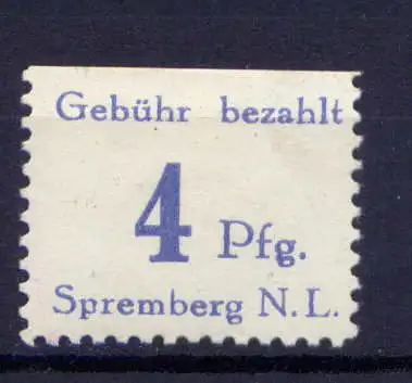 (003) Lokalausgabe Spremberg  Nr.8 A                   *  ungebraucht