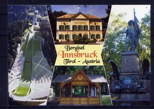(5566) Innsbruck  - unbeschrieben / Österreich Sprungschanze Museum Bergisel