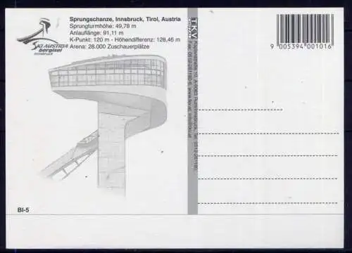(5568) Innsbruck  - unbeschrieben / Österreich Sprungschanze Bergisel