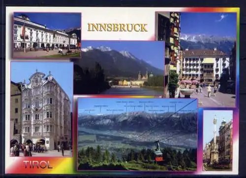 (5571) Innsbruck  - unbeschrieben / Österreich Schwebebahn Kirche