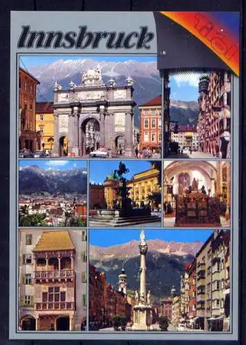 (5572) Innsbruck  - unbeschrieben / Österreich Sadtturm Kirche