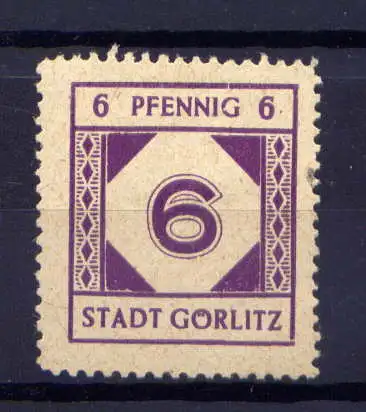(072) Lokalausgabe Görlitz  Nr.2                    *  ungebraucht