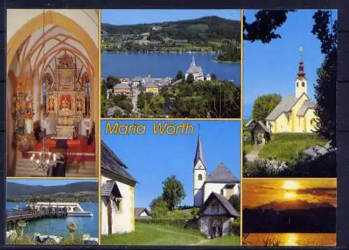 (5588) Maria Wörth  - unbeschrieben / Österreich Kirche Schiff