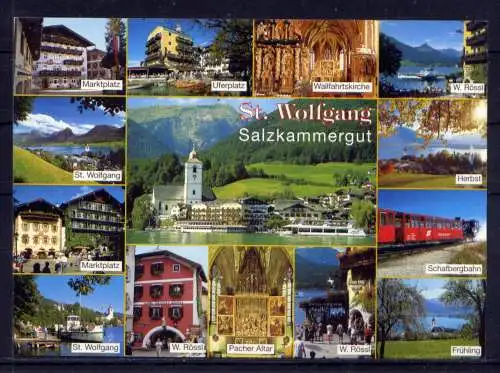 (5599) St.Wolfgang  - unbeschrieben / Österreich Schiff Kirche Wolfgangsee Bahn