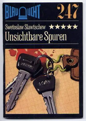 (247) DDR Blaulicht - Nr.247 / Swetoslaw Slawtschew --- Unsichtbare Spuren / Ostalgie Krimi