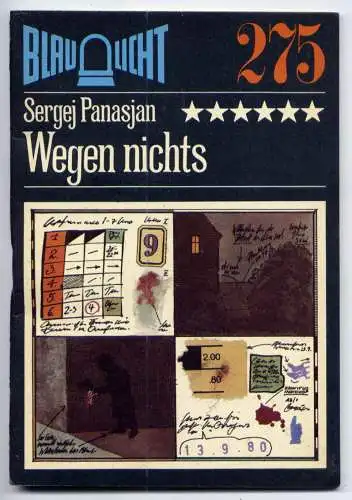 (275) DDR Blaulicht - Nr.275 / Sergej Panasjan --- Wegen nichts / Ostalgie Krimi