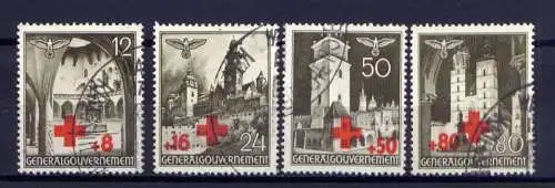 (049) Deutsches Reich Generalgouvernement Nr.52/5         O  gestempelt
